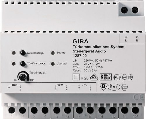 Gira 128700 jednostki sterującej audio REG 128700