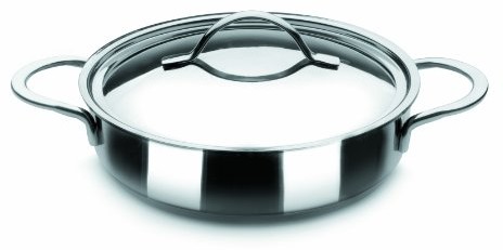 Ibili Noah 605324 garnek, okrągła, z pokrywką, ze stali nierdzewnej, 24 cm 605324