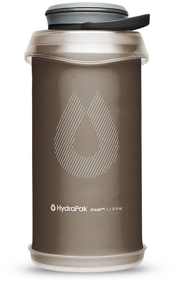 Hydrapak Składana butelka na wodę Stash 1 l - mammoth grey G121M