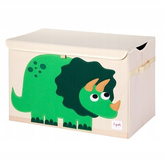 3Sprouts Pudełko Zamykane Dinozaur Green