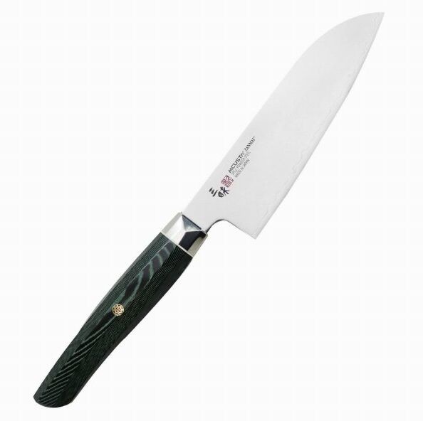 Фото - Кухонний ніж Mcusta Zanmai Green Revolution SPG2 Nóż Ko-Santoku 15cm 