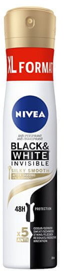 Фото - Дезодорант Nivea Black & White Invisible Silky Smooth 48h antyperspirant 200 ml dla k 