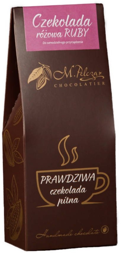 M. PELCZAR CHOCOLATIER M.Pelczar Czekolada pitna różowa RUBY 200g