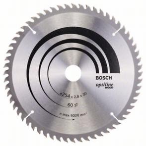 Bosch PIŁA TARCZOWA 254*30*60 DREWNO