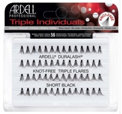 Ardell Kepki rzęs - Triple Individual Short Black Kepki rzęs - Triple Individual Short Black