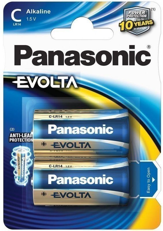 Panasonic 2szt Evolta Baby C LR 14 LR14EGE/2BP