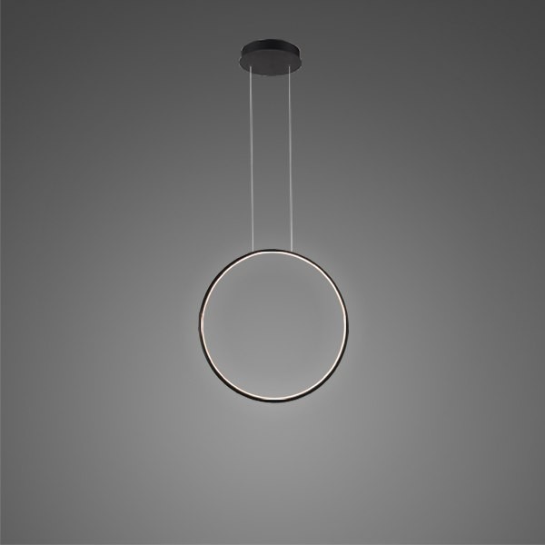 Altavola Design lampa wisząca Ledowe okręgi No 1 czarny in 4k 5902249036459