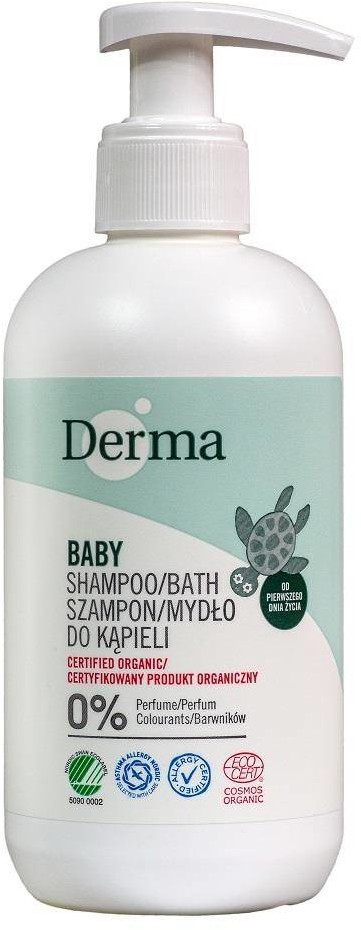 Derma Eco Baby Shampoo/Bath szampon i mydło do kąpieli 250ml 95112-uniw