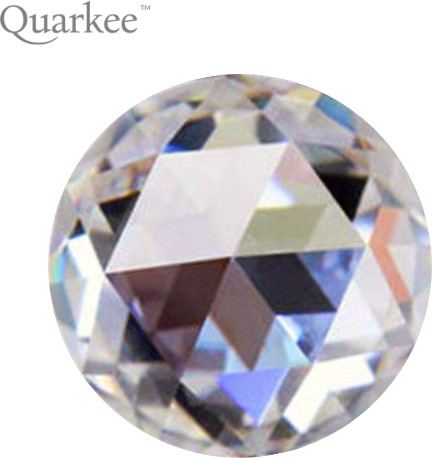 Quarkee Quarkee Moissanite Sunny Glow szlif Rose Cut 2,9mm