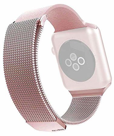 X-Doria Metalowa bransoletka do zegarka Apple Watch (42/44 mm) różowa 480307