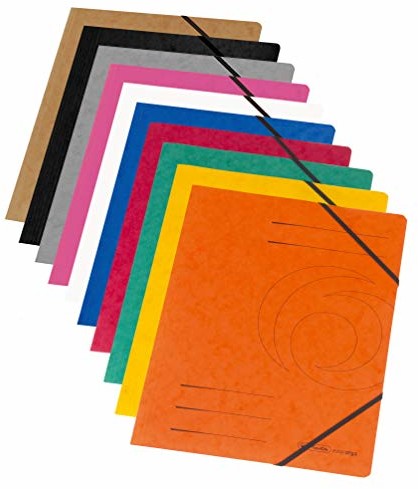 Herlitz elastyczna teczka Colorspan A4 różne kolory (10 sztuk) 11166816