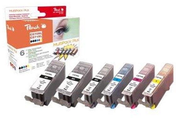 Peach Peach Multi Pack Plus XL - Kartridż z tuszem Czarny PI100-294