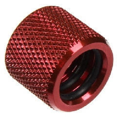Bitspower Adapter G1/4 IG na 12mm AD red