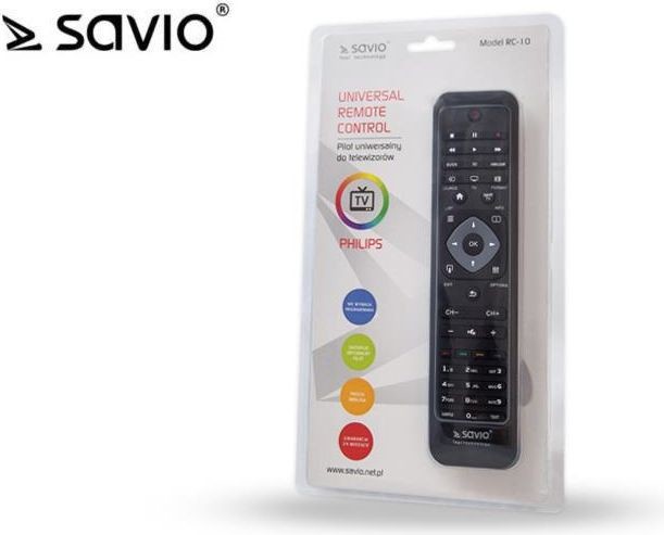 Savio Pilot RTV Pilot uniwersalny/zamiennik RC-10 do TV Philips RC-10