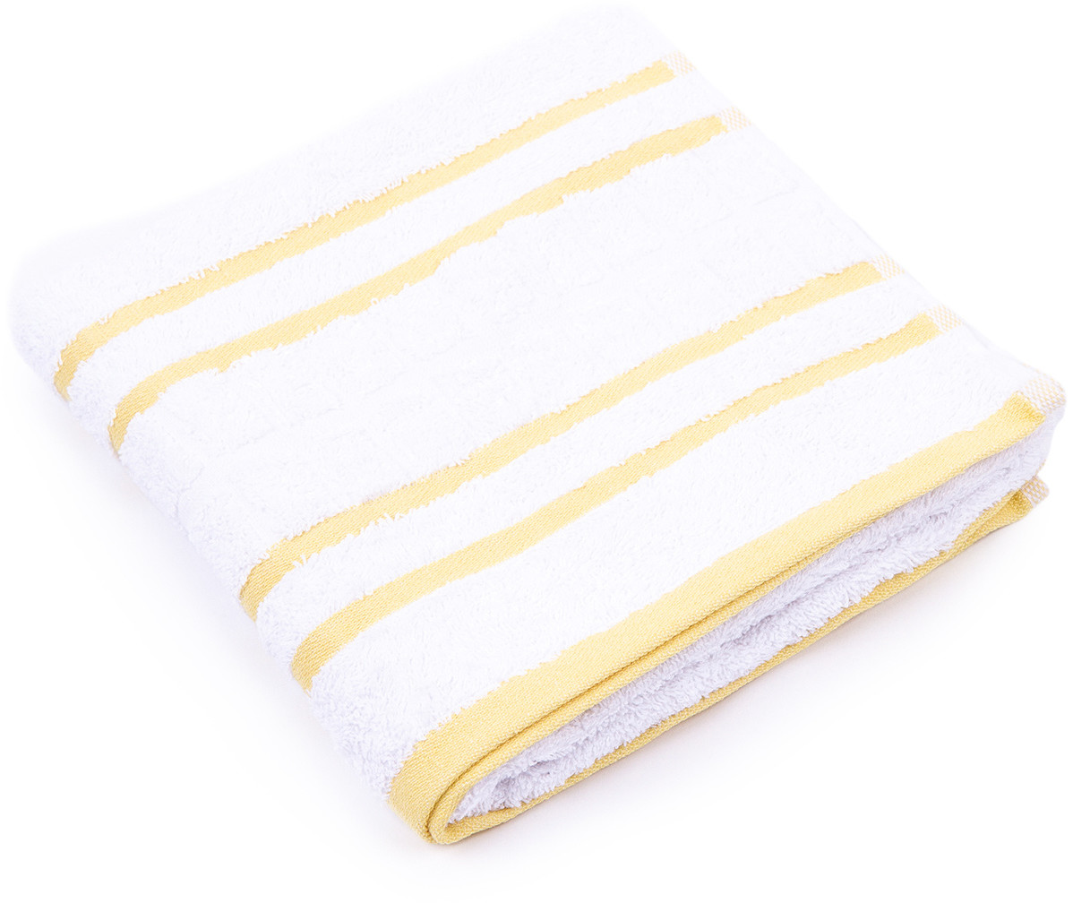 Ręcznik Snow żółty, 50 x 100 cm, 50 x 100 cm
