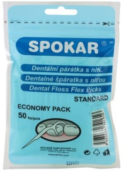 Spokar Spokar Dental Care wykałaczki z nicią dentystyczną 50 szt