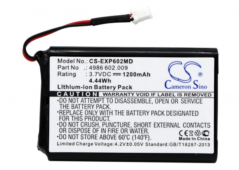 Cameron Sino Eppendorf Stream 4986 602.009 1200mAh 4.44Wh Li-Ion 3.7V Cameron Sino)