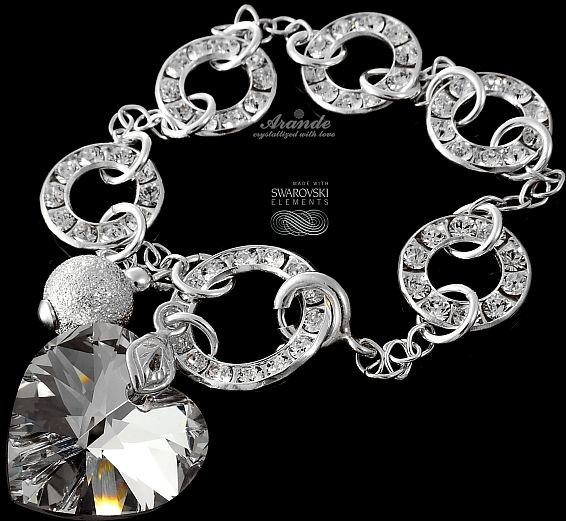 Swarovski Arande BRANSOLETKA CRYSTALEAR COMET SREBRO 4573363630
