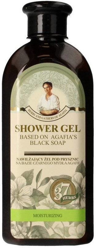 Pierwoje Reszenie Agafia's Black Soap Shower Gel 350ml 99921-uniw