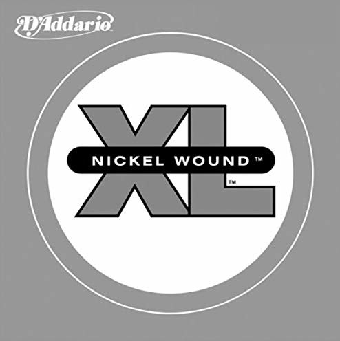 DAddario XB040SL pojedyncza struna do gitary basowej, z oplotem niklowym, Super Long Scale.040 XB040SL