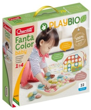Quercetti Układanka Playbio Fantacolor baby GXP-740087