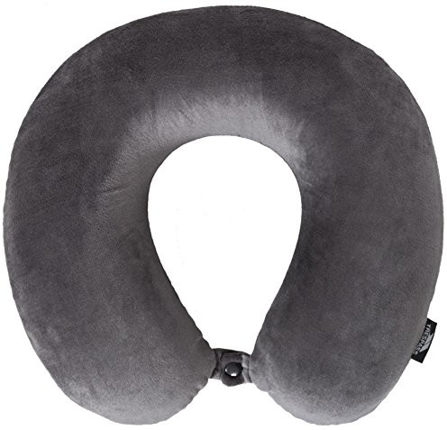 Trespass memow Memory Foam poduszka na kark z zdejmowana osłona, Grey, Each UUACMIN10001_GRYEACH