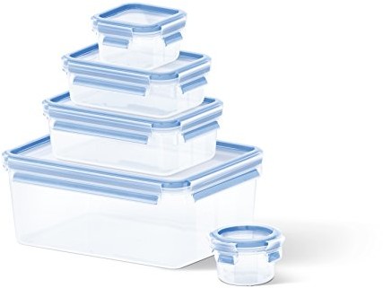 Tefal Master pojemnik do przechowywania żywności dla żywności, prostokątne, przezroczysty/niebieski K3029012