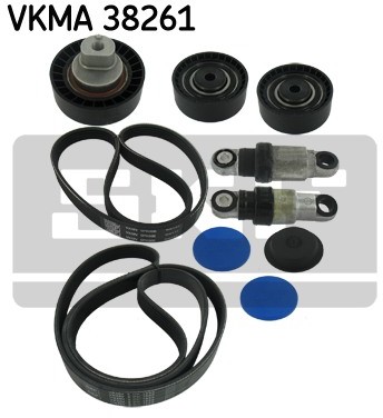 SKF Zestaw paska klinowego wielorowkowego VKMA 38261
