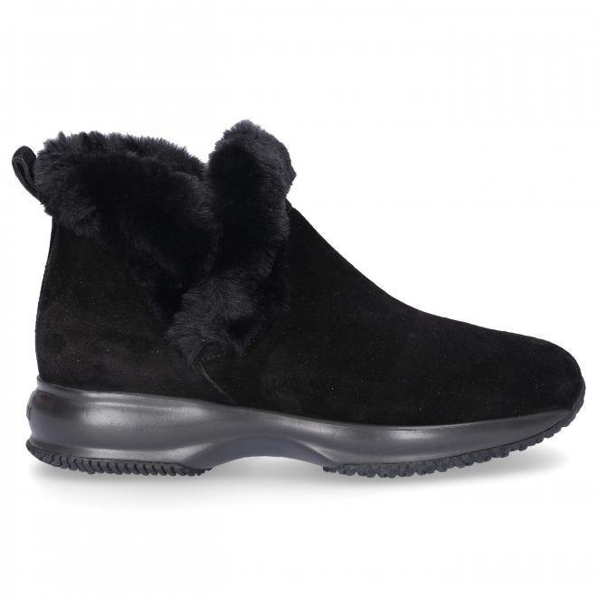 Hogan Botki czarne INTERACTIVE SLIPON