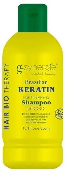 Zdjęcia - Szampon  Zwiększający Objętość G-SYNERGIE Brazilian Keratin