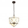 Clayre & Eef Lampa Wisząca Szklana F Clayre & Eef 5LL-9344