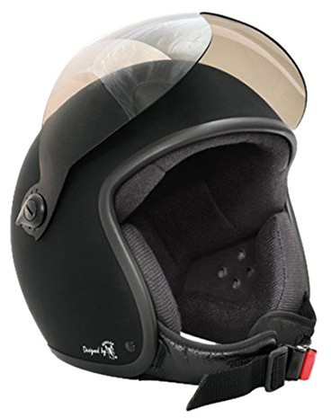 Bores bores Bogo 1 Jet rowerowy z wizjerem Designed by GENSLER, kontrola CE-EN1077 Sport, bez ECE, czarna matowa, rozmiar 2 X S = 49 cm BG1SM2XS