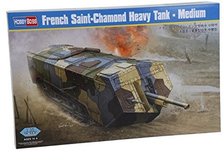 Hobby Boss komplet 083859 modelarstwo plastikowe, 1/35 Saint chamond pancerka