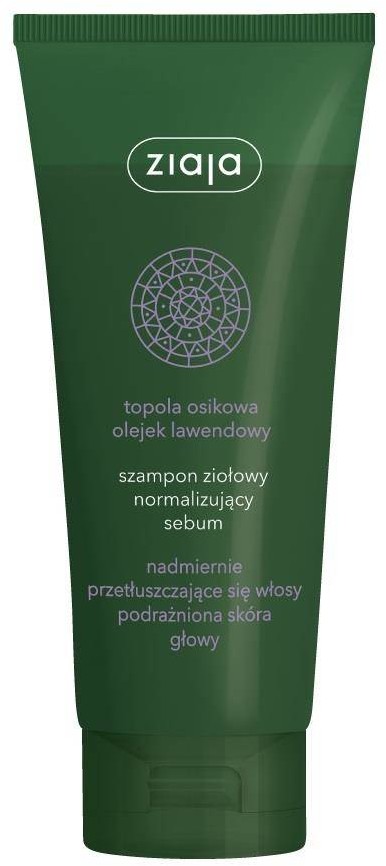 Ziaja Szampon ziołowy normalizujący sebum 200ml 96919-uniw