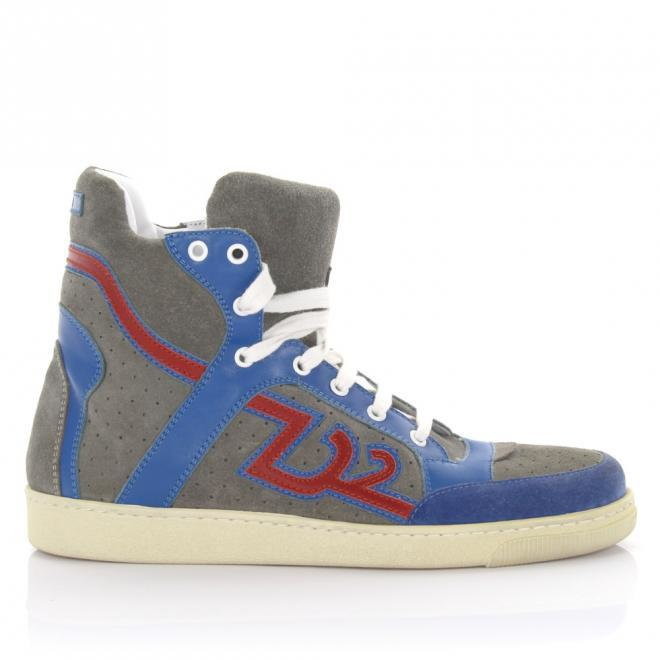 Dsquared2 Dsquared2 Trampki wysokie SN105 skóra cielęca