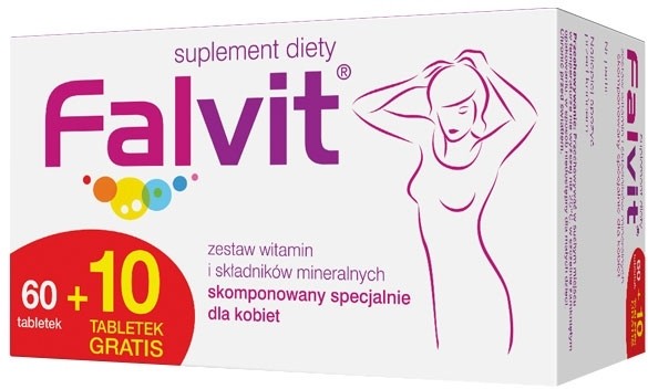 Valeant Falvit x60 tabletek + 10 tabletek GRATIS