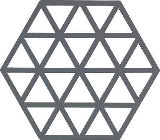 Podstawka Zone Denmark pod gorące naczynia Triangles szara 330226