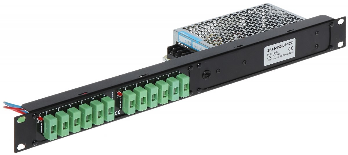 Delta ZASILACZ RACK ZR12-150/LZ-12C 12 V DC 12.5 A ZR12-150/LZ-12C
