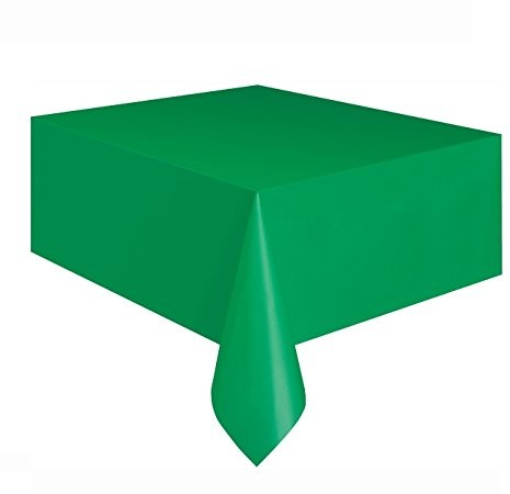 Unique Party Supplies Plastikowe obrus, 2,7 mx1.4 m  Szmaragdowy (5091)