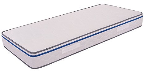 MiaSuite Materac z Memory Foam wysokość 22 cm Easy ortopedyczny, milbendicht, biały, 80 x 200 cm 8057742051038