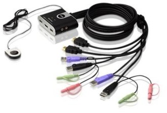 Aten PRZEŁĄCZNIK KVM 2 PORTY USB HDMI CS692 NUATNTKCS692HDM [7609786]