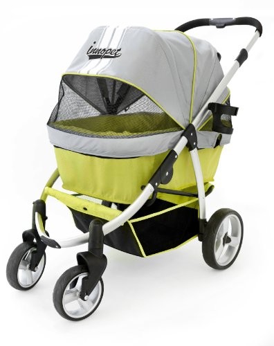 Wózek Torebka na Tier Buggy, IPS-06/zielony, psy, domu, walizka na kółkach, Trailer, innopet, Buggy retro. Składana Pet Buggy, wózków dziecięcych, dla psów i kotów