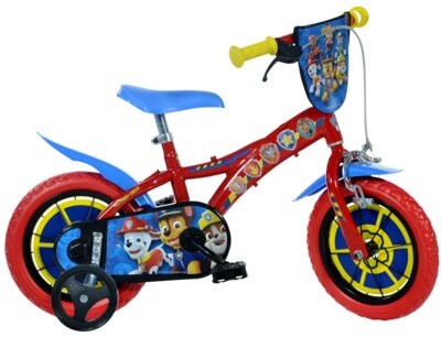 NICKELODEON Rower NICKELODEON Psi patrol 12 Czerwono-niebiesko-żółty