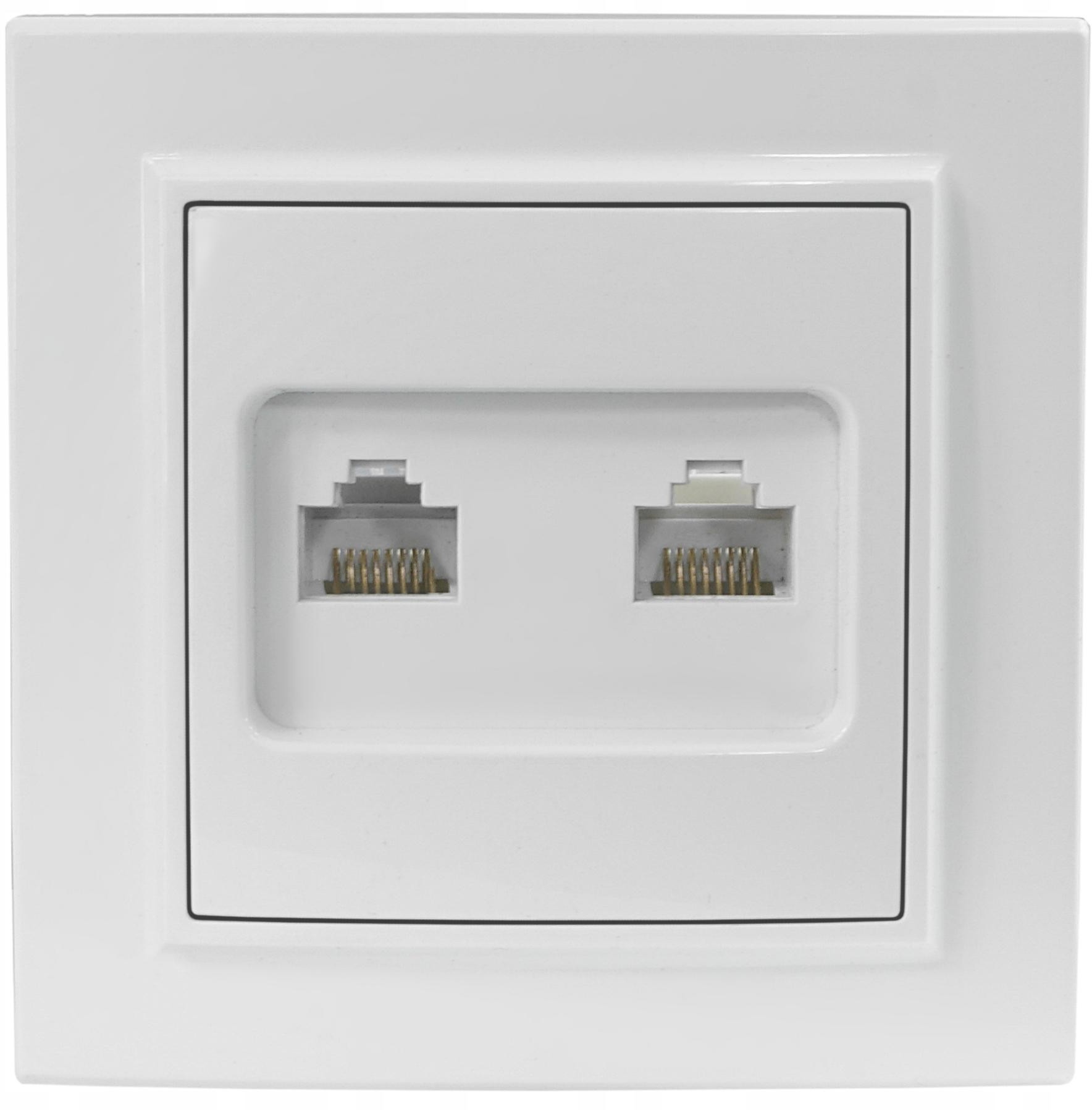 LEDart Quadra Komputerowe Podwójne Lan RJ45x2