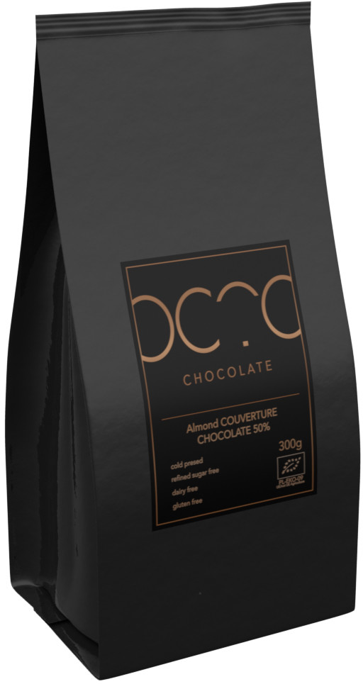 OCTO Chocolate Kuwertura czekolady migdałowej 1000g