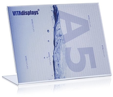 VITAdisplays VITAdisplays wisząca teczka ścienna pojedyncza paczka DIN A5 przezroczysta NE-370Q