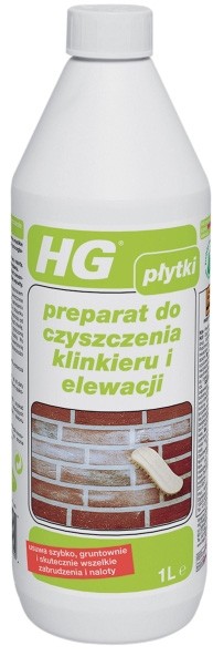 Фото - Засіб для плит і кухні HG Preparat do czyszczenia klinkieru i elewacji 1 L