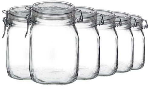 Bormioli Rocco FIDO HERM JAR 1000 1 kus = balení obshaující 6 dílů