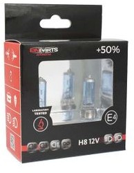 Einparts Żarówki halogenowe H8 12V 35W EinParts +50% Extreme Light Xenon Effect 2 szt F16-4519