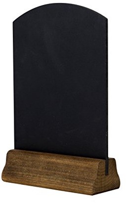 Chalkboards UK Blat stołu tablice do pisania kredą z cokołem, wystarczy po prostu (łatwych do czyszczenia) WC125F